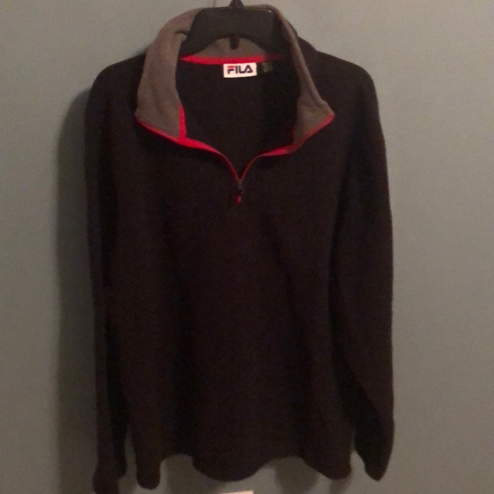 Mens Fila very soft 3 quarter zip fleece